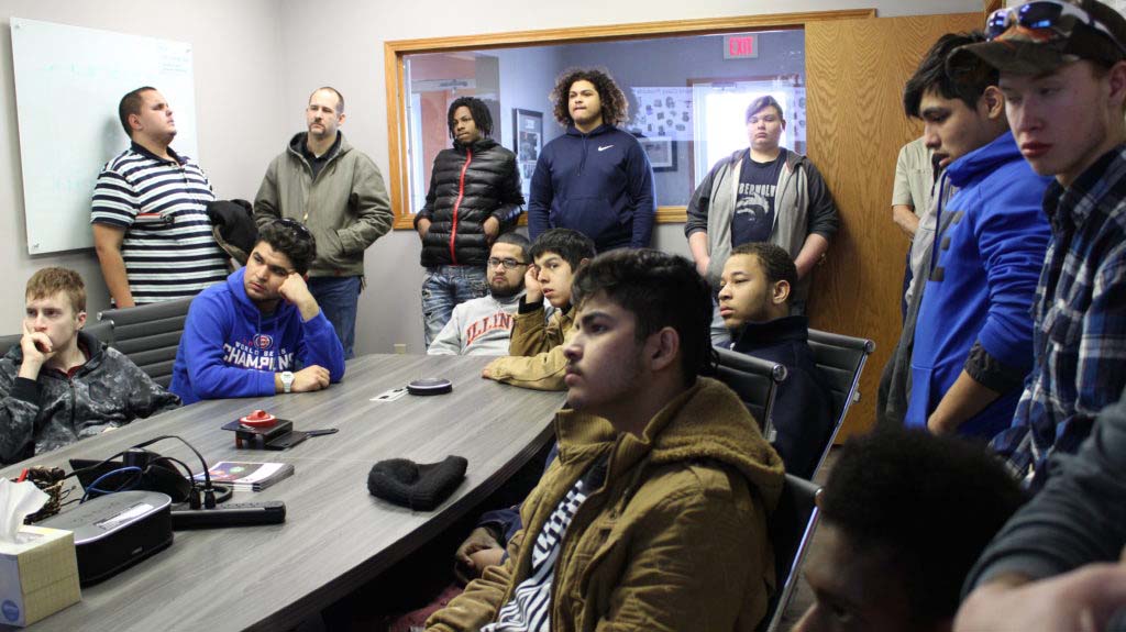 Photo from Illinois School for the Deaf visit