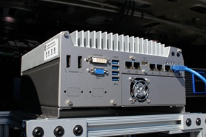 Photograph of AStuff Nebula in a vehicle