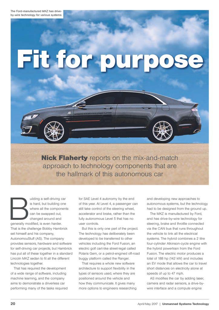 Screenshot of magazine article