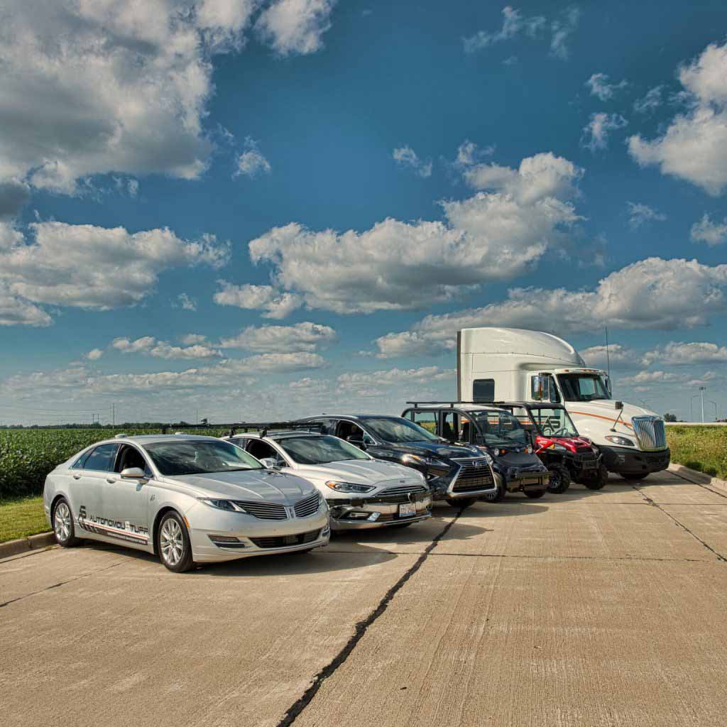 Array of vehicles