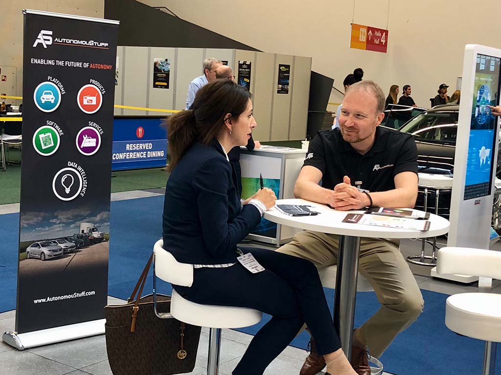 Photo from Autonomous Vehicle Technology World Expo