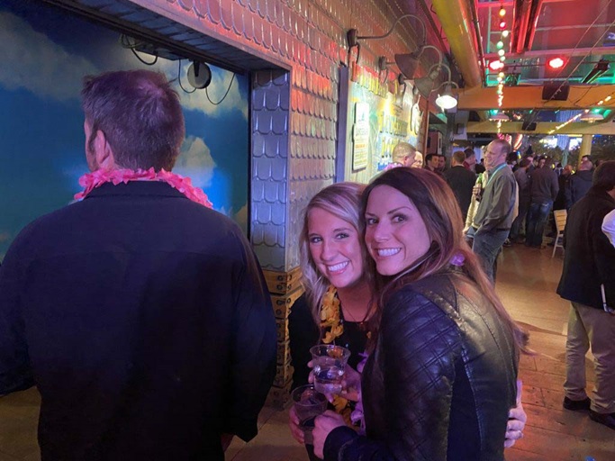 Two people posing for a photo
